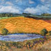 Slough in the Fields, 7 1/8 x 11 1/2 inches. $250