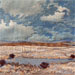 Cindy Hoppe - Slough and Sky. 11 3/8 x 23 3/4 inches. SOLD