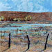 Cindy Hoppe - Spring Thaw on the Flat, 27 x 35cm. $500.