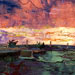 Cemetery at Sunset. SOLD