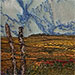 Fall Pasture I; 5 x 7 framed 9 x 7. SOLD.