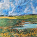Sow Thistle Slough, 13 3/4 x 18 3/4 inches. SOLD