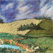 Summer Fields a la Van Gogh, 4 3/4 x 8 inches. $210