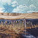 Runoff. 18 x 16 x 3/4 inches, canvas stretchers. $1300.