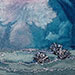 Winter Twilight II. 5 x 7 inches, framed to 6 x 8 inches. $90.