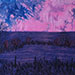 Cerise Sunset. 22 x 24 x 3/4 inches, stretchers. $1,600.