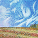 Canola Swaths V. 5 x 7 inches, framed to 7 x 9 inches. $90.