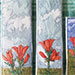 Assorted Lily bookmarks. Small, $18 to large, (8 x 2 inches) $25. Limited number.