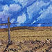 Pasture at Dusk IV. 8 x 10 inches, framed to 11 x 13 inches. $180.