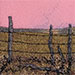 Twilight Pasture II. 5 x 7 inches, framed to 7 x 9 inches. $90.