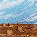 Fall Bales X. 5 x 7 inches, framed to 6 x 8 inches. $90.