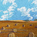 Sunny Hay V. 8 x 10 inches, framed to 10 x 12 inches. $180.